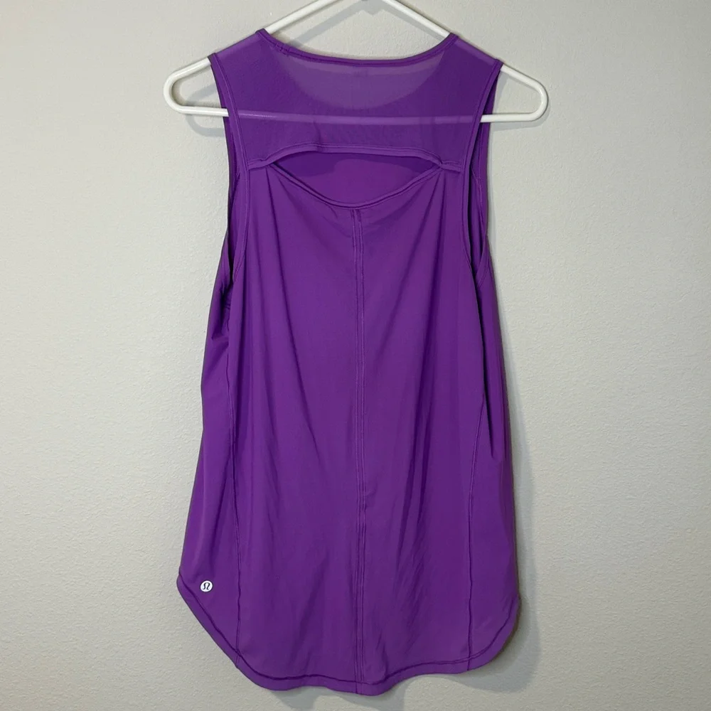 Lululemon Sculpt Purple Athletic Tank Top - Picture 4 of 5